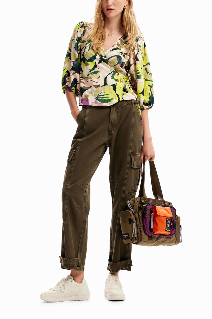 Floral wrap blouse | Desigual