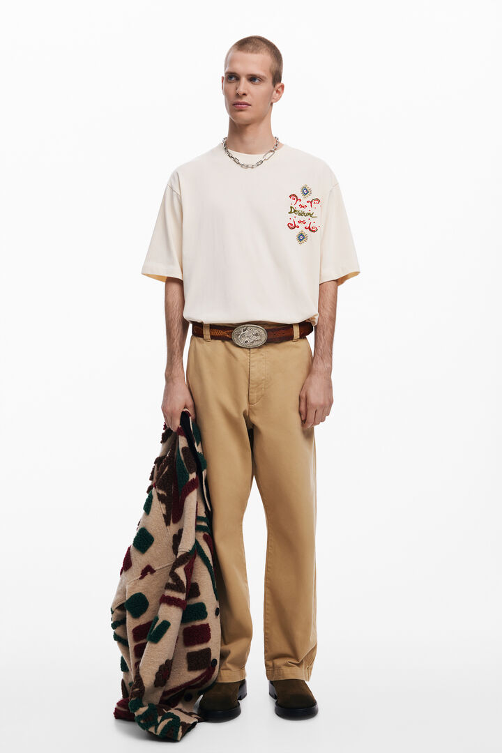 Ethnic short-sleeve T-shirt | Desigual