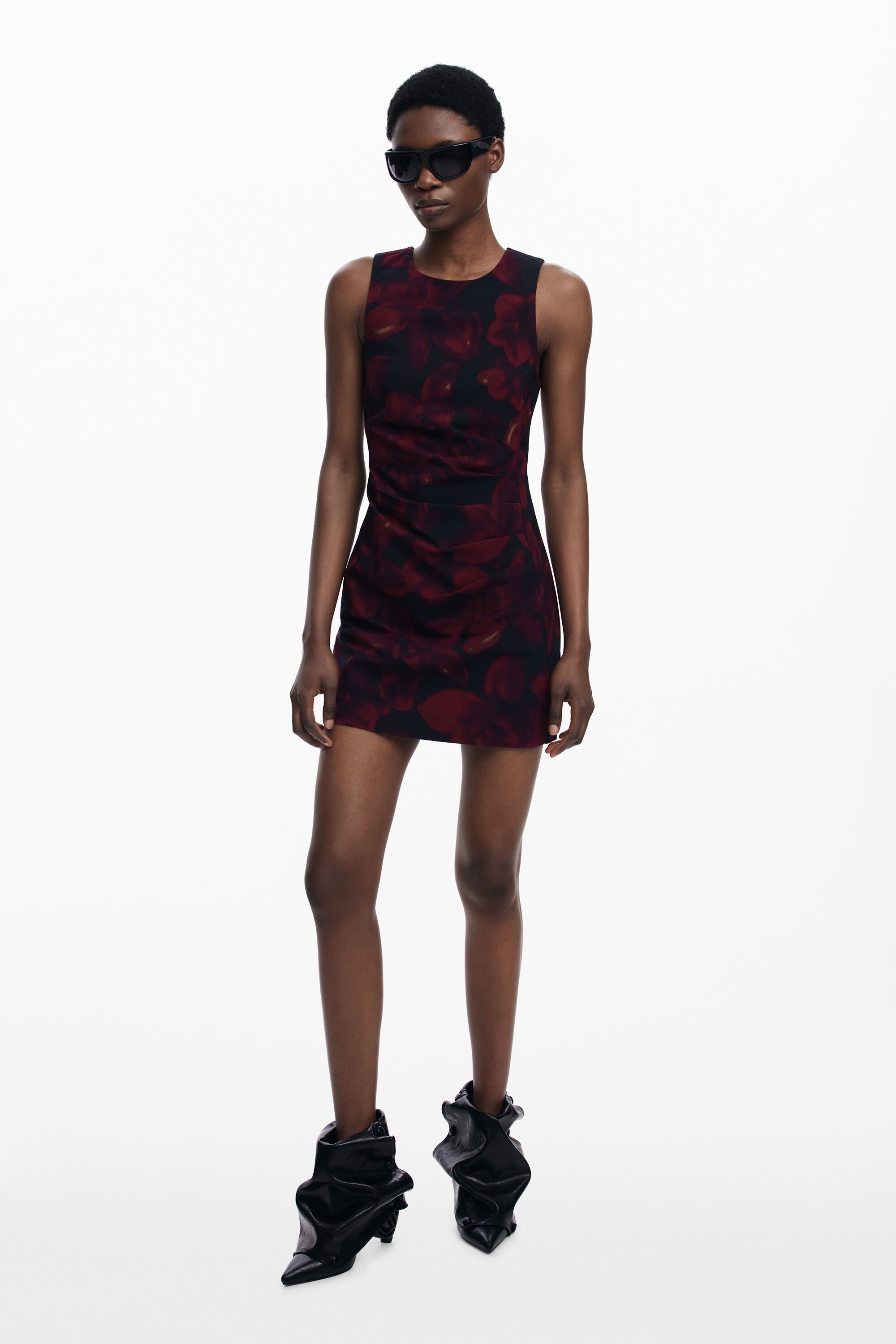 Gerafftes Pichi-Kleid