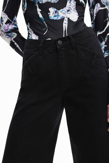 Spodnie dżinsowe z szerokimi nogawkami Maitrepierre | Desigual