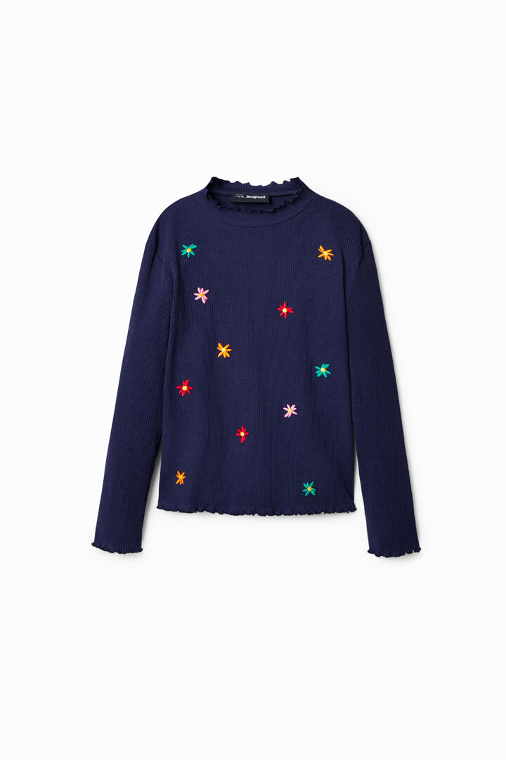 Flower embroidery T-shirt | Desigual