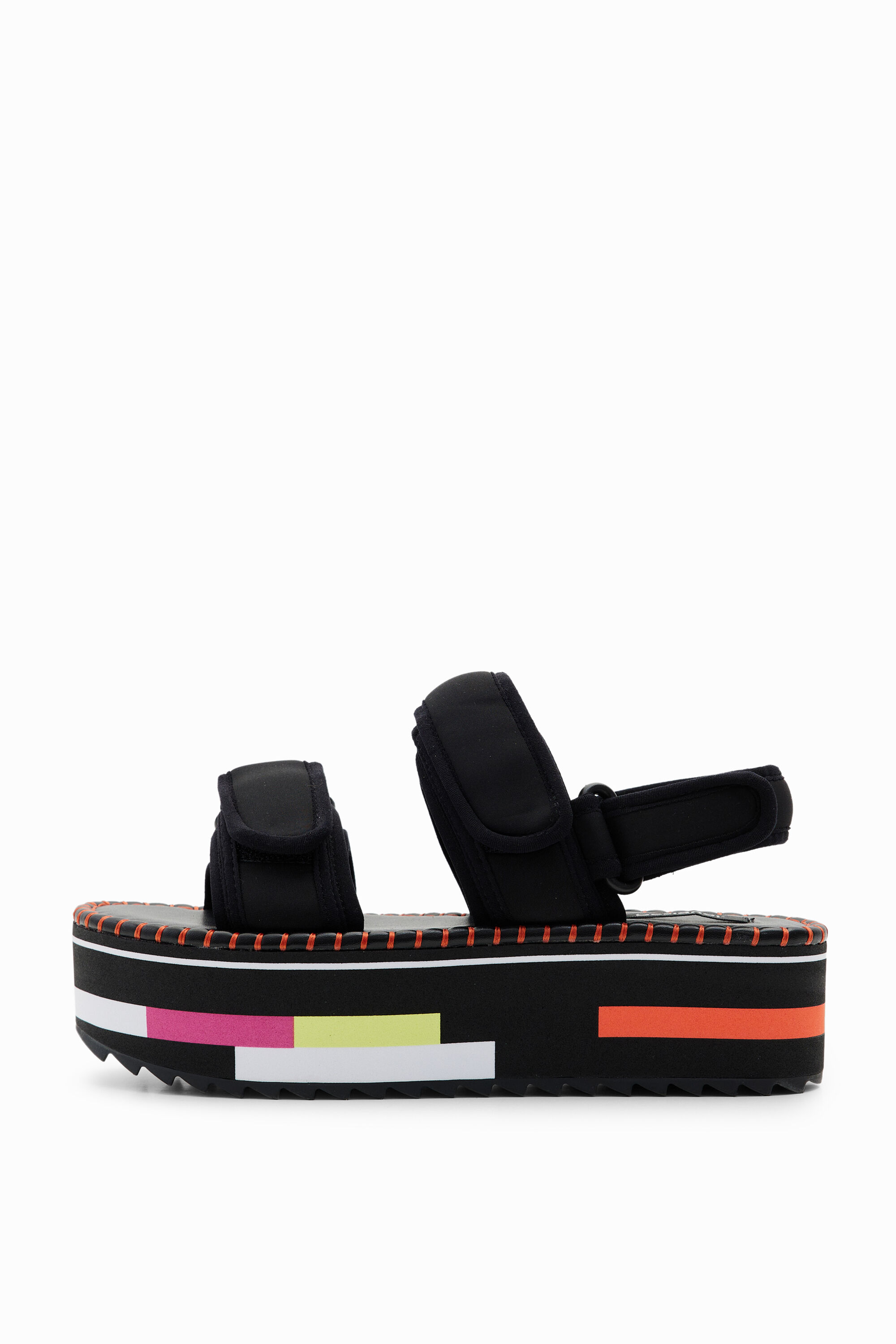 Sandali XL plateau - BLACK (41)