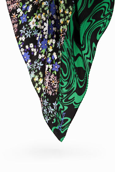 Mocador carré prisat | Desigual