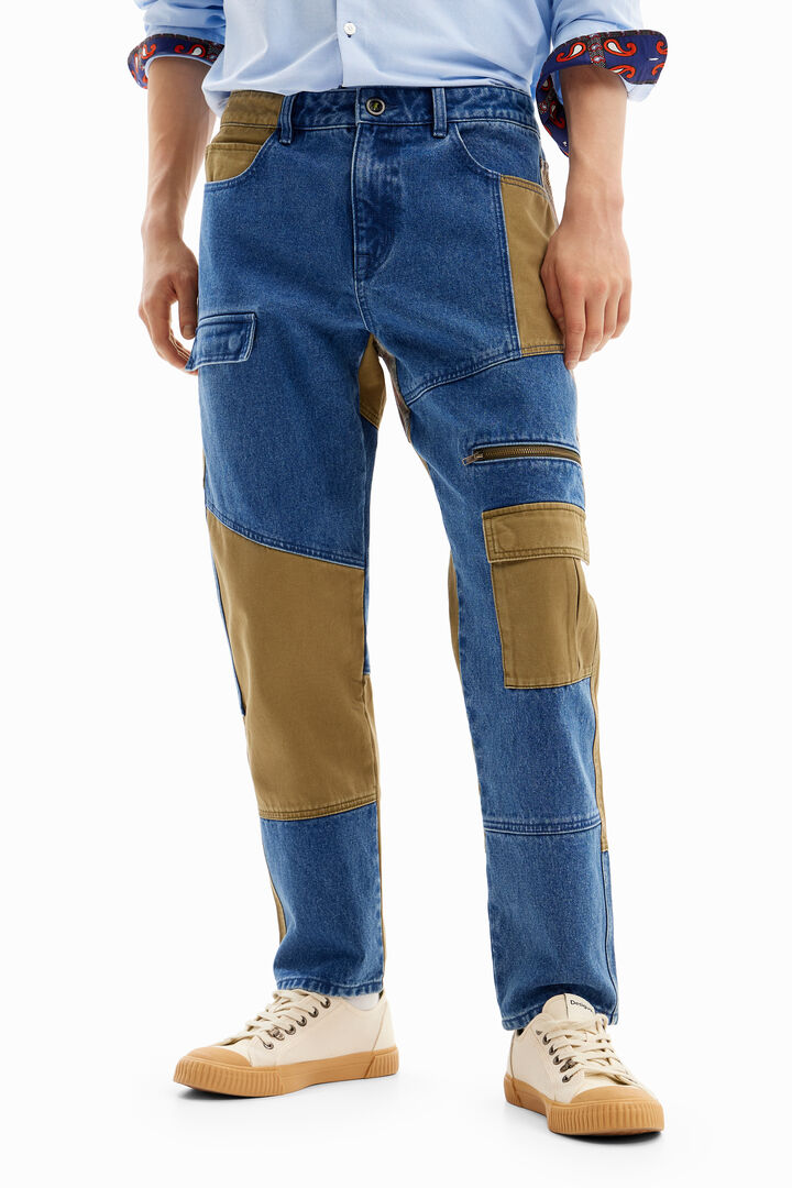 Denim cargo trousers | Desigual