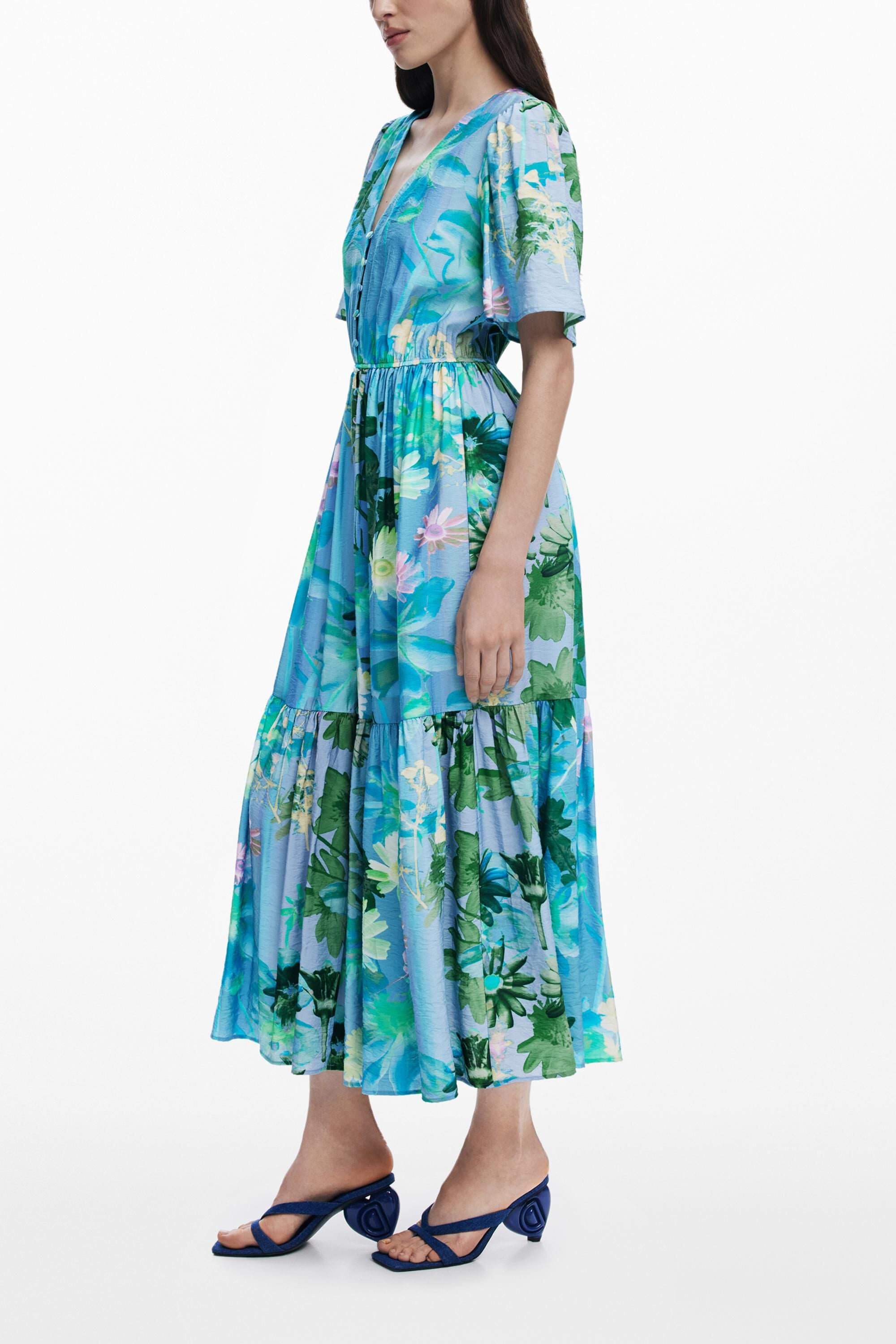 花柄シャツワンピース 女性用 I Desigual.com