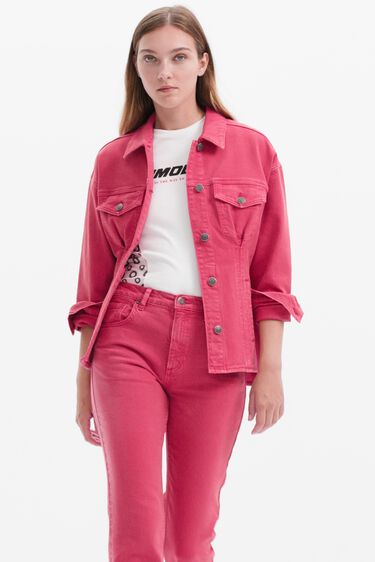 Jaqueta texana trucker pinces | Desigual