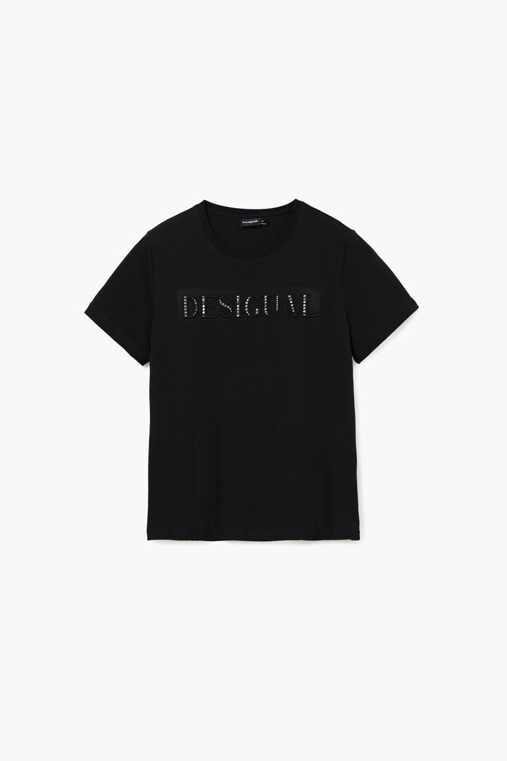 Studded logo T-shirt | Desigual