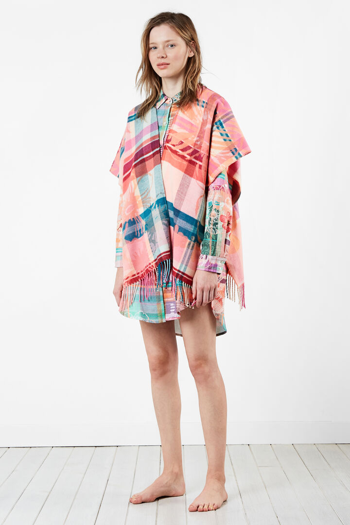 Poncho Love Tartan | Desigual