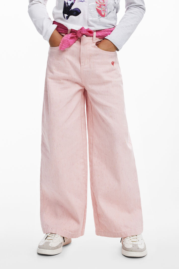 Pantalón Wide jaspeado | Desigual