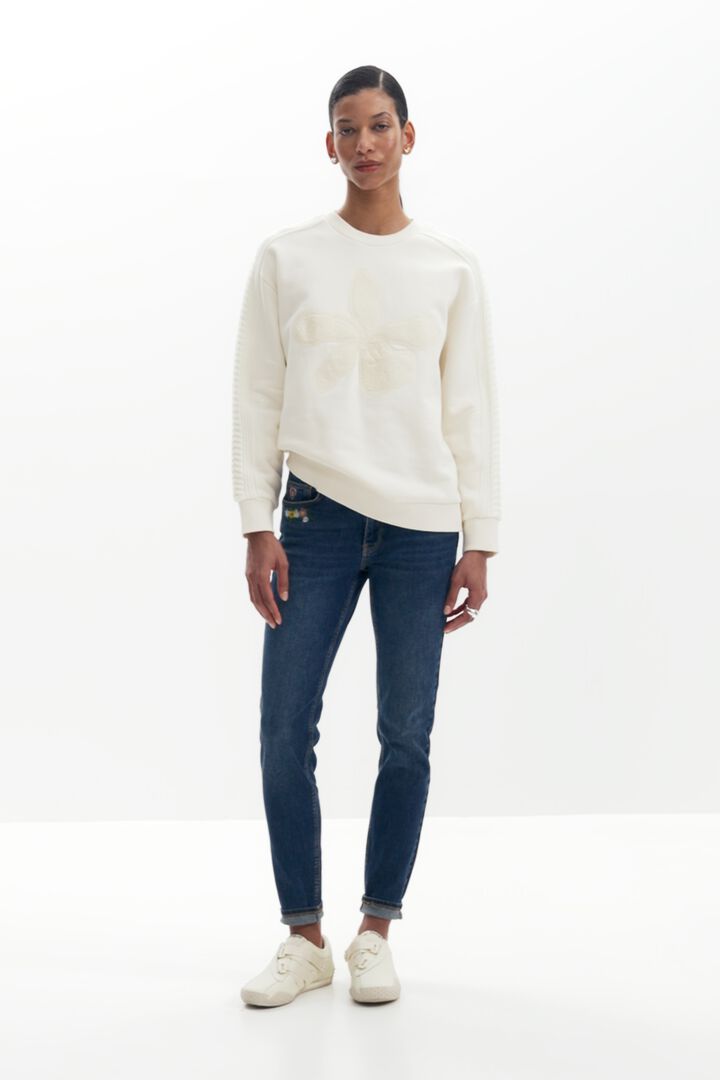 Floral Skinny Jeans | Desigual