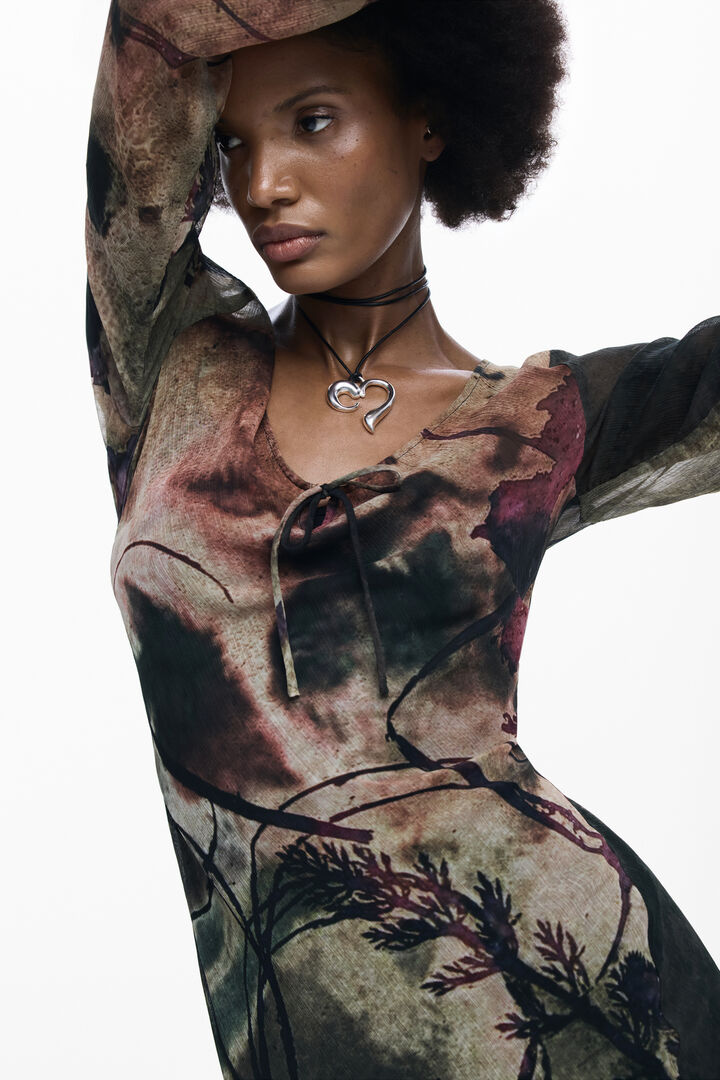 Abstract midi dress | Desigual