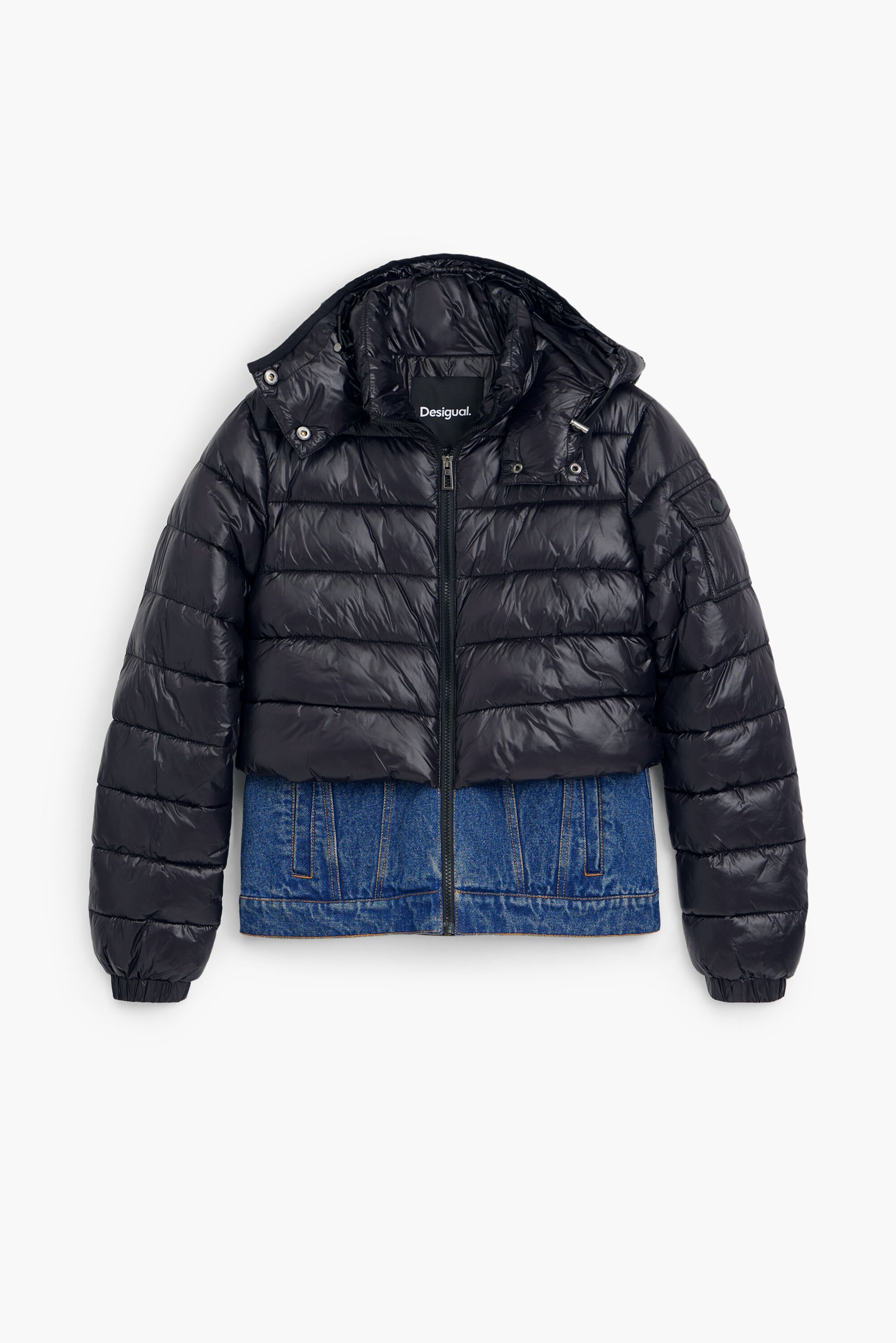 Combined short padded coat women's I Desigual.com