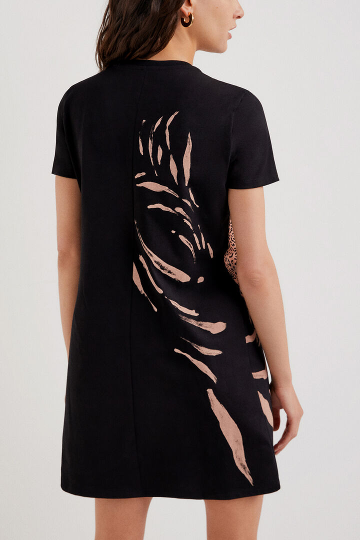 Gepárd mintás pólóruha | Desigual