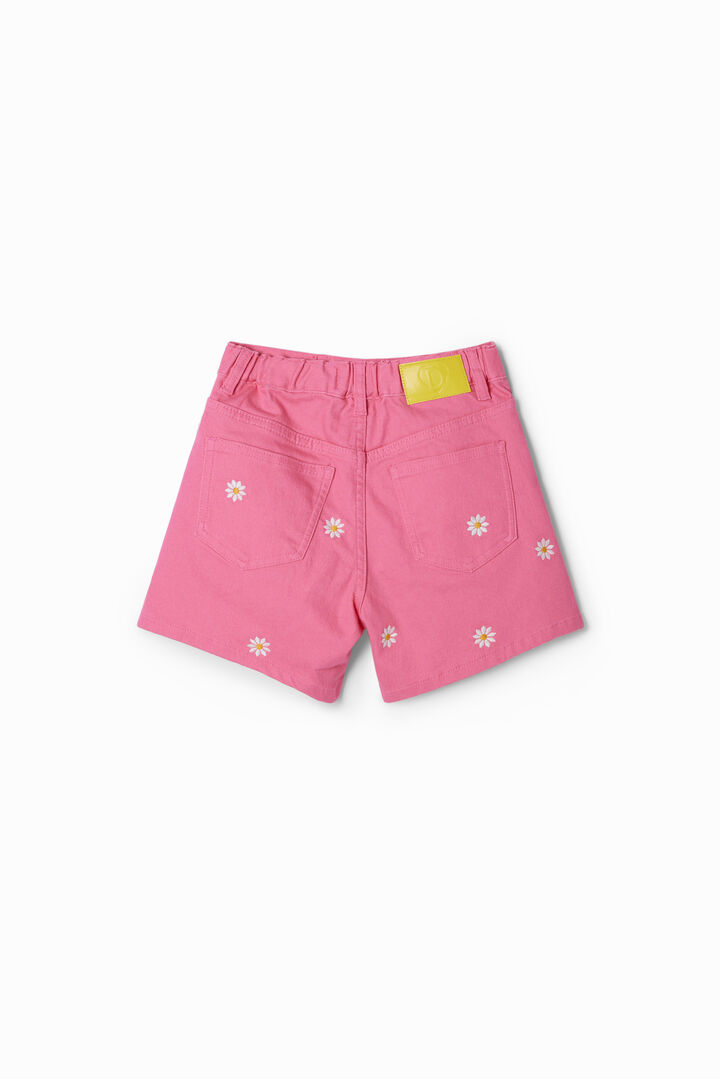 Krótkie spodenki dżinsowe w stokrotki | Desigual