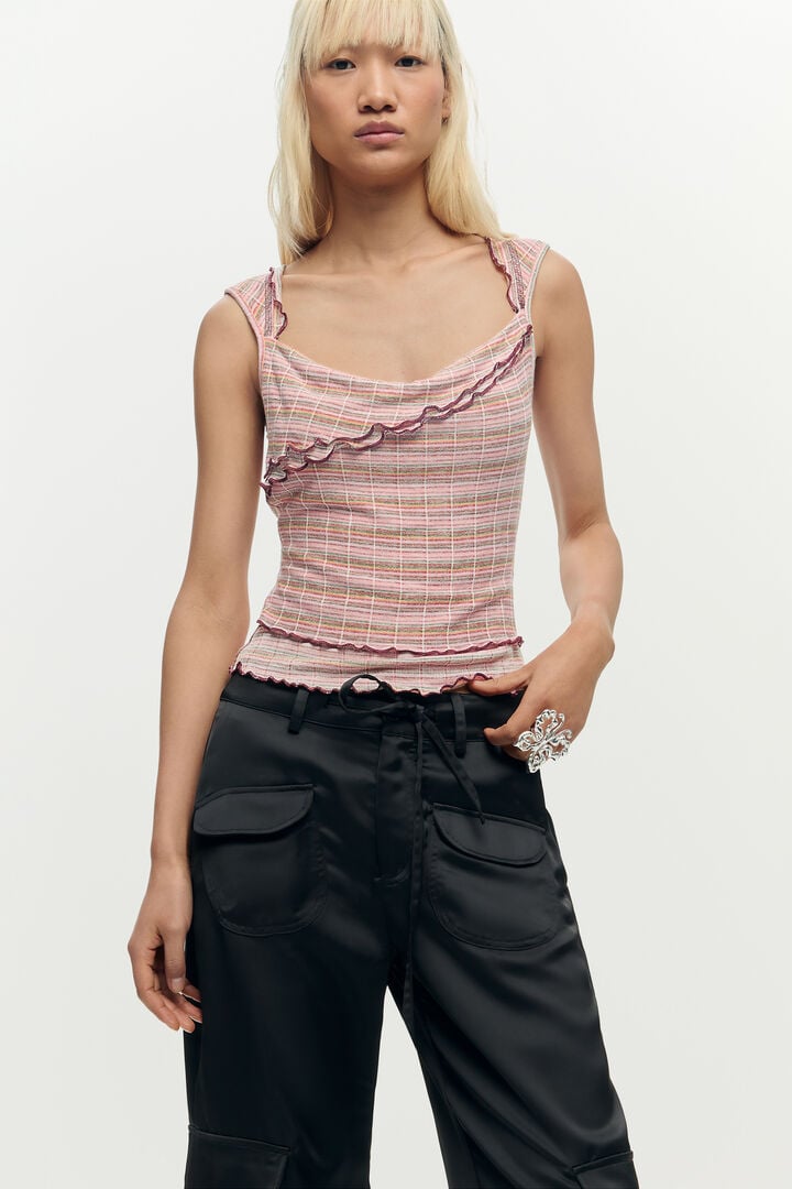 Pantal&oacute;n largo satinado | Desigual