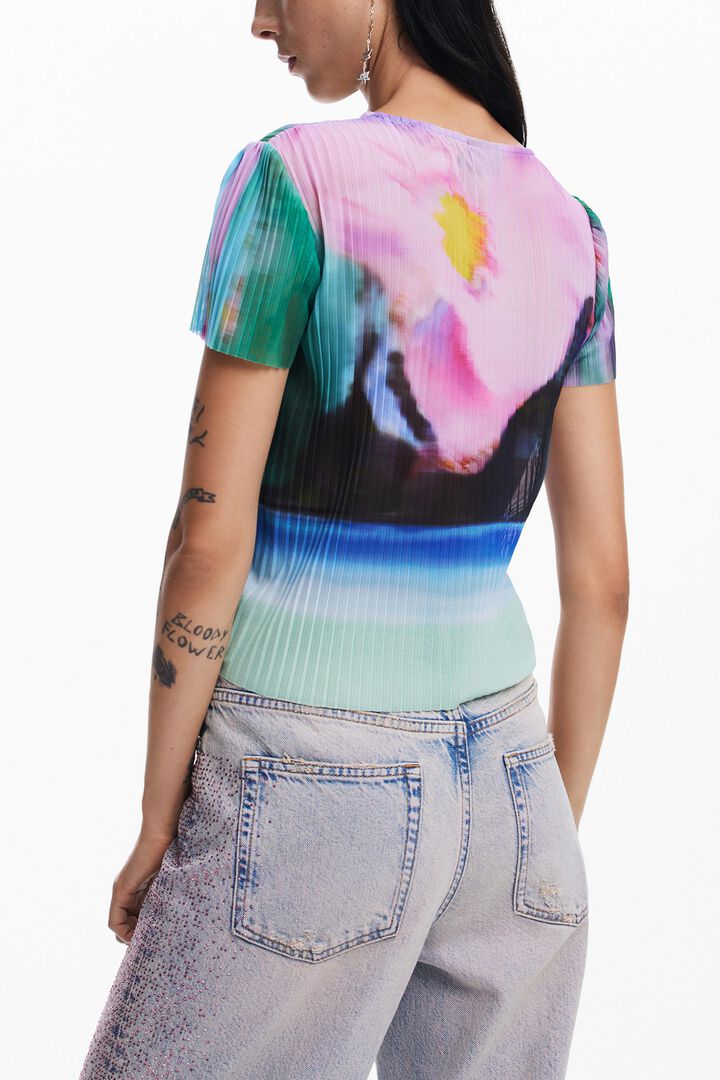 Faded landscape T-shirt | Desigual
