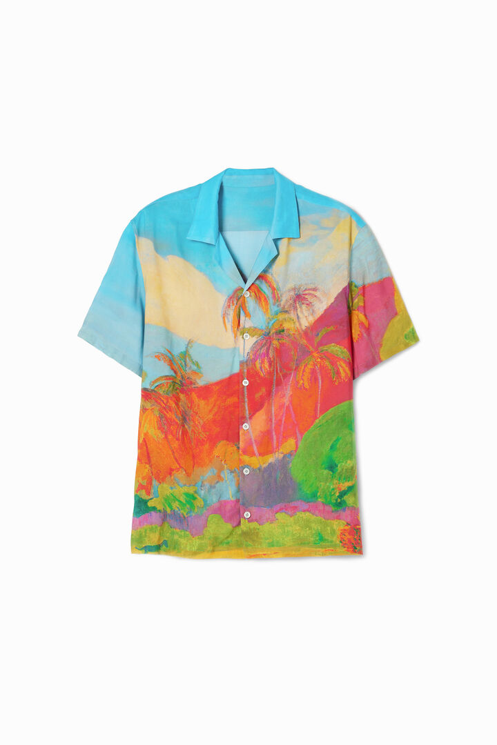 Camisa de manga corta isla tropical | Desigual