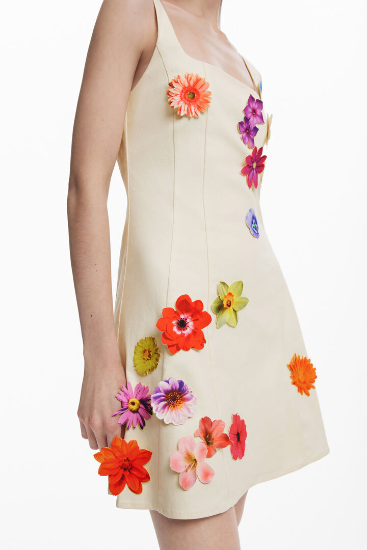 Tyler McGillivary floral panel dress | Desigual