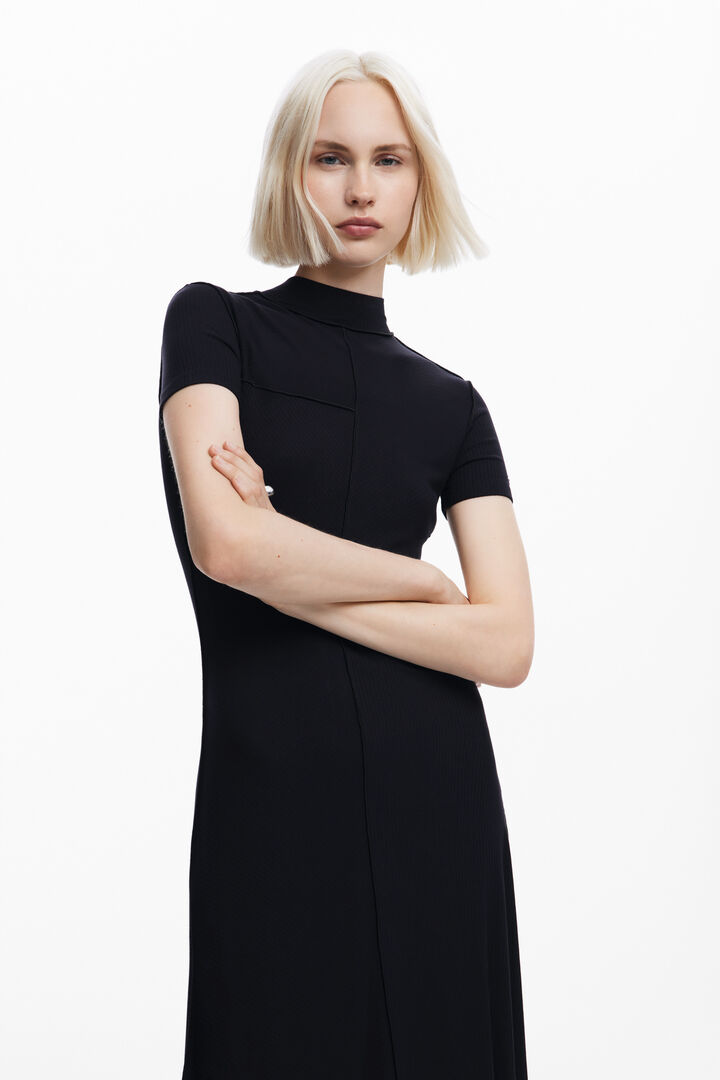 Midi dress with high neck | Desigual