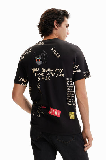 Camiseta manga corta textos | Desigual