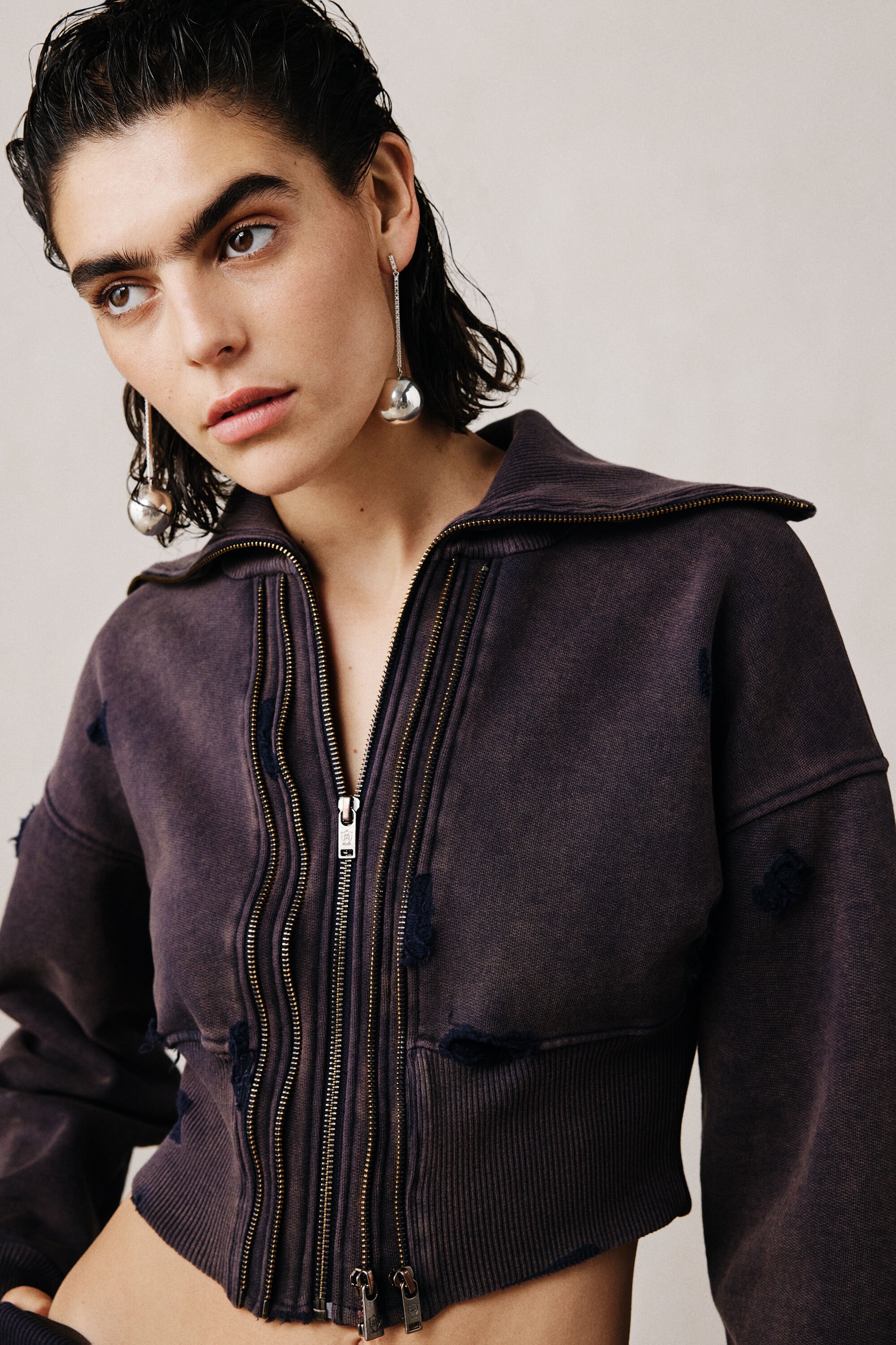 Studio zip sweatshirt Women's I Desigual.com