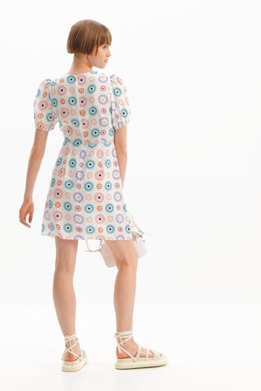 Krótka sukienka w geometryczne wzory | Desigual