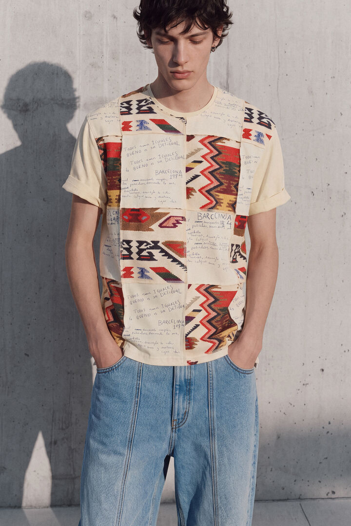 Ethnic print T-shirt