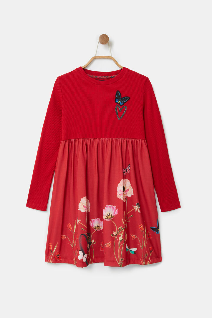 Vestido trapecio flores | Desigual