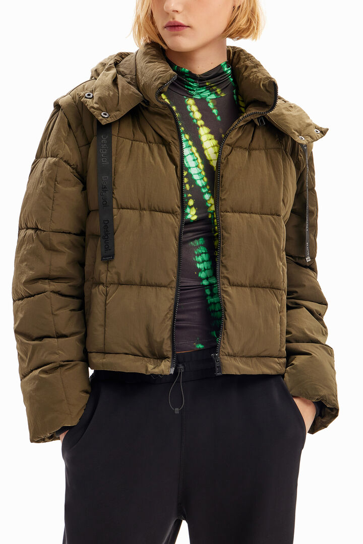 Detachable padded coat | Desigual