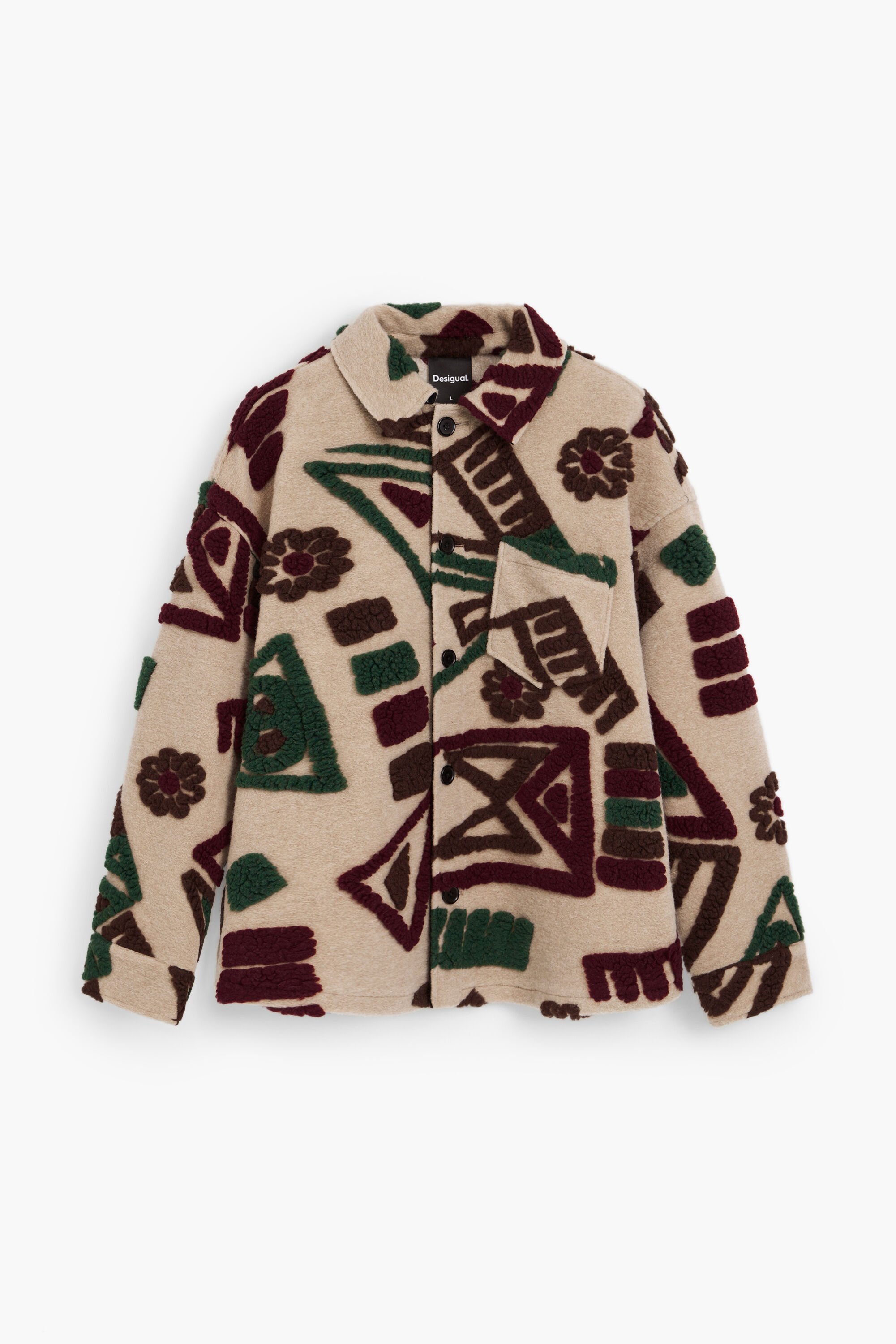 オーバーサイズのウールジャケット メンズ用 I Desigual.com オーバーサイズのウールジャケット メンズ用 I Desigual.com