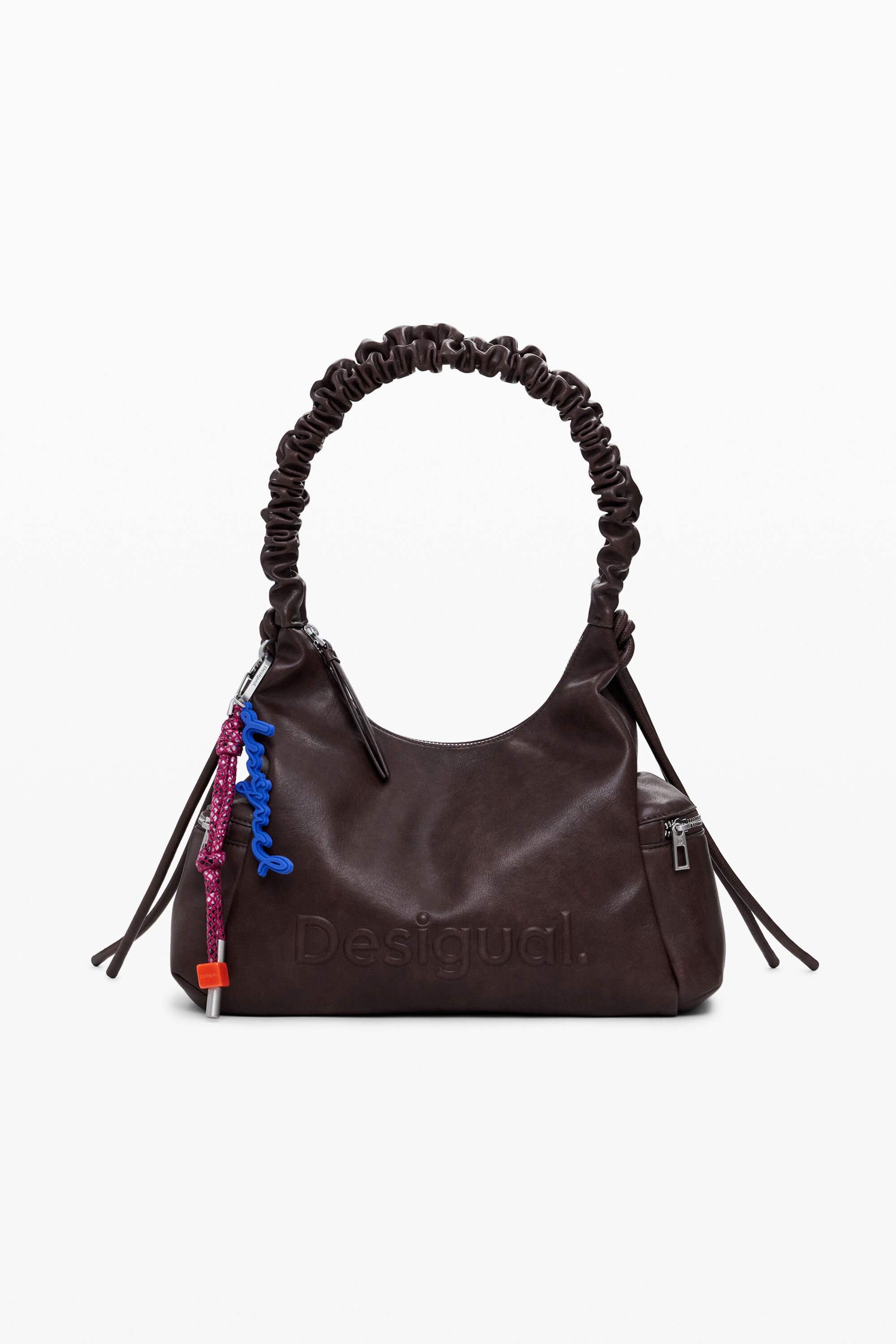 Sac logo 3D à anse froncée moyen - Desigual - Modalova