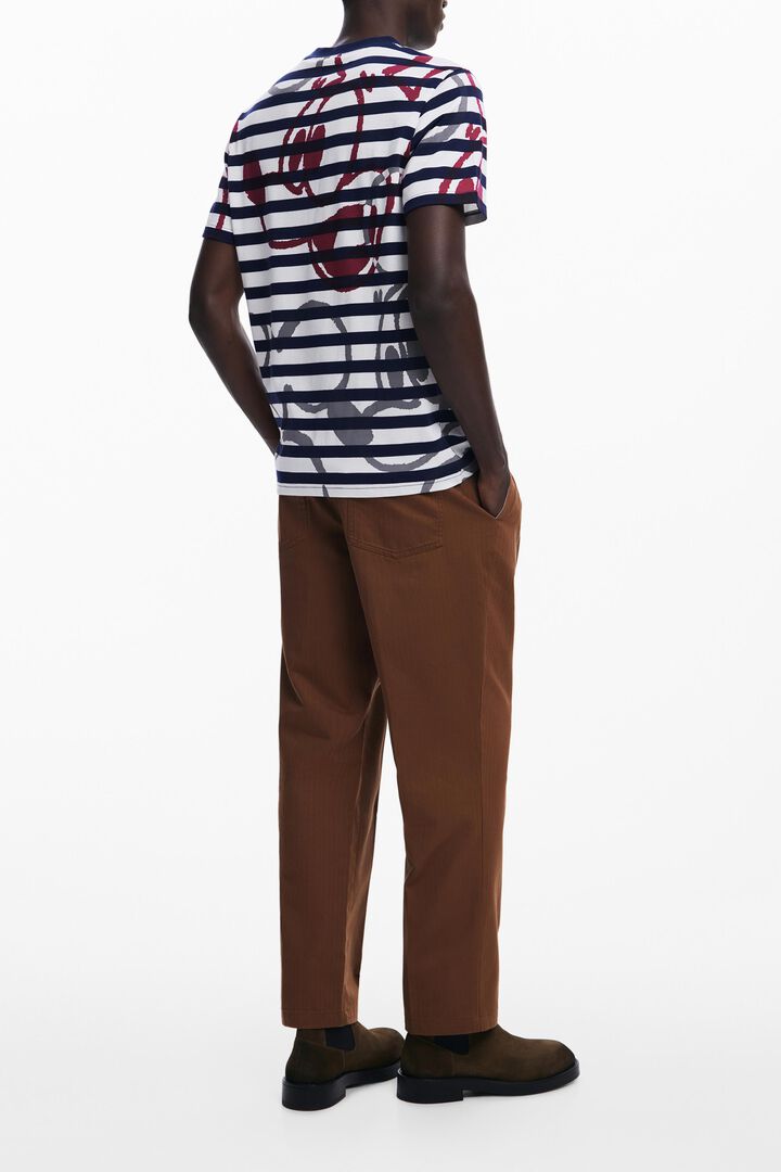 Striped Mickey Mouse T-shirt | Desigual