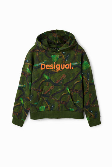 Camouflage hoodie | Desigual