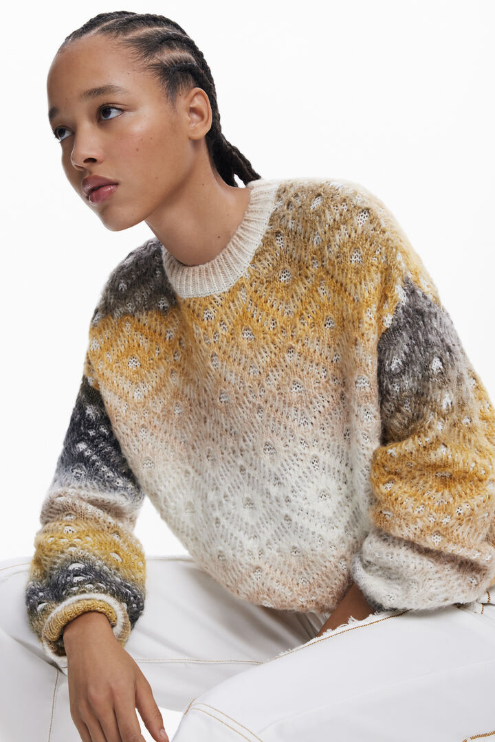 Jersey punto trenzado | Desigual