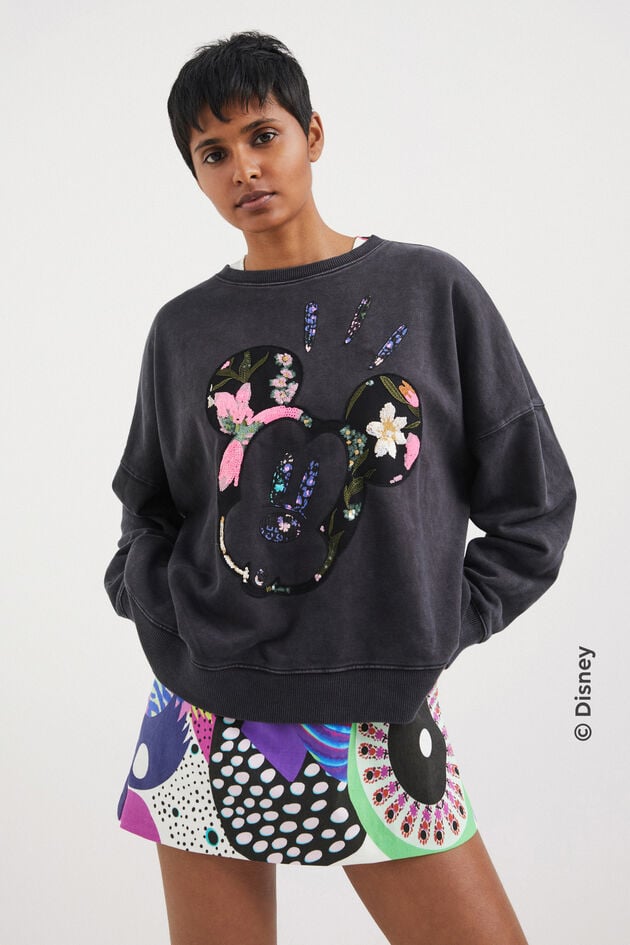 Sweatshirt met pailletten Mickey Mouse