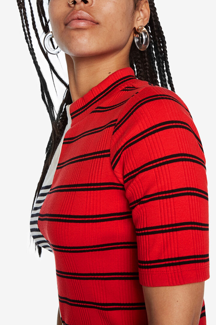 Striped T-shirt midi-dress | Desigual