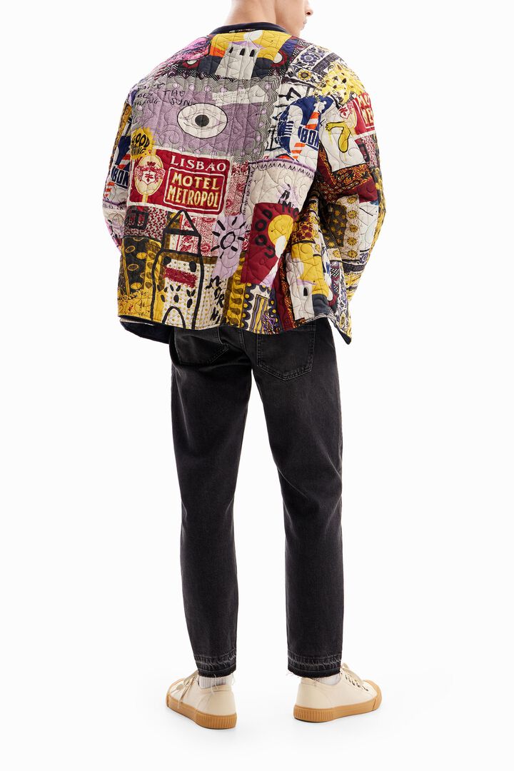 Veste matelassée réversible patchwork | Desigual