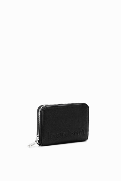 Small half-logo wallet