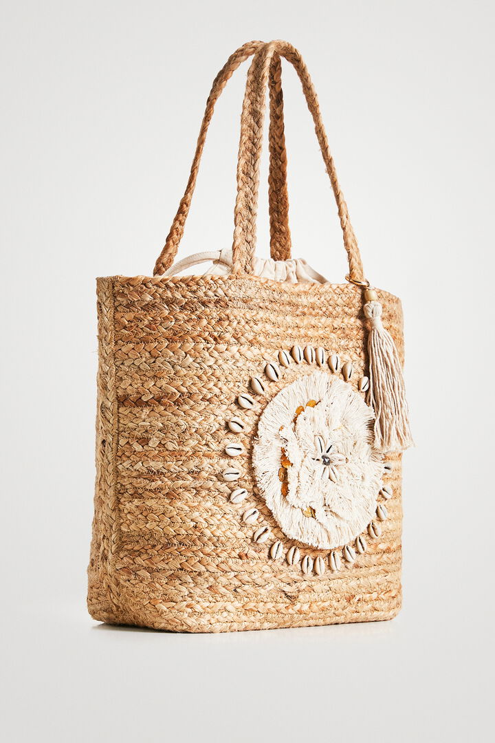 Bolso yute caracolas | Desigual