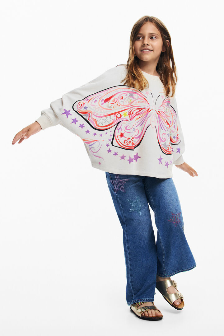 Butterfly sweatshirt | Desigual