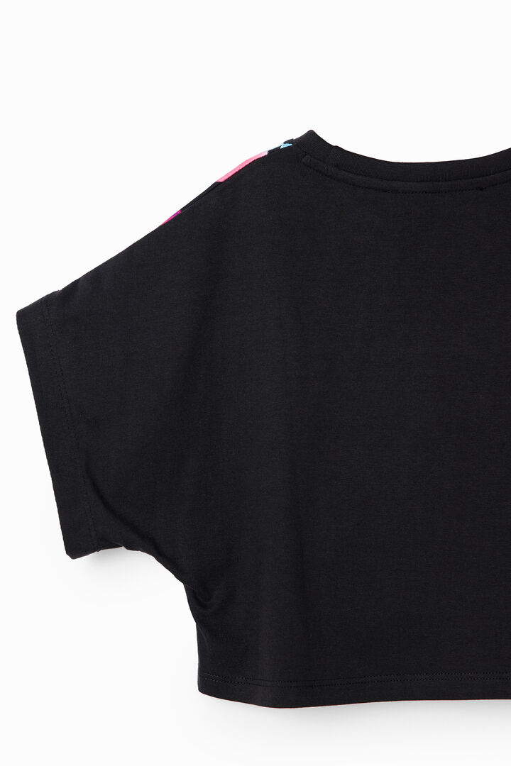 Cropped floral T-shirt | Desigual