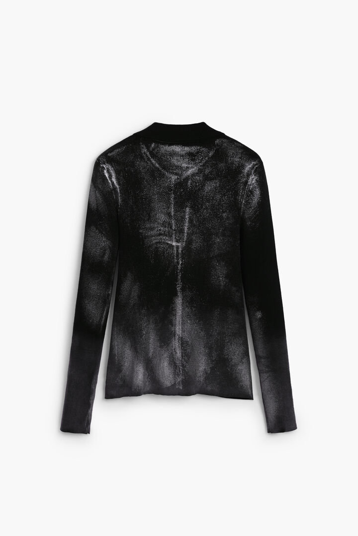 Buttoned knit T-shirt | Desigual