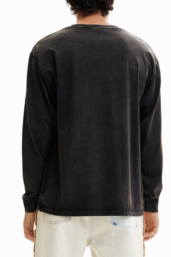 Long-sleeve oversize T-shirt | Desigual