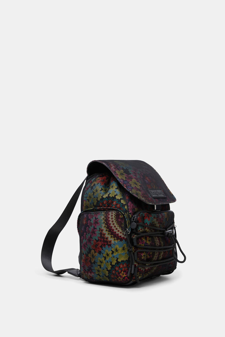Květinový síťovaný batoh | Desigual