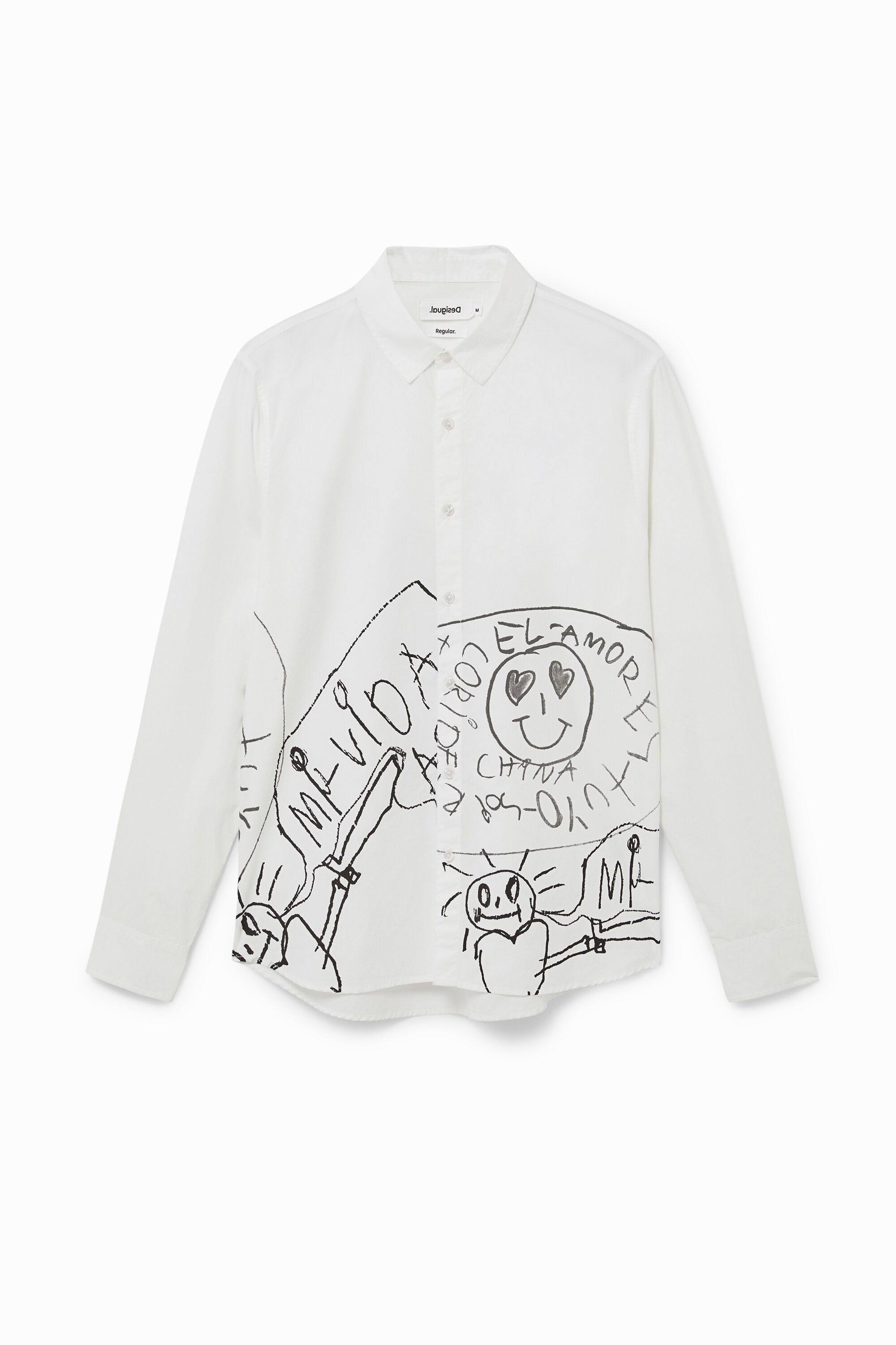 Regular shirt drawing
