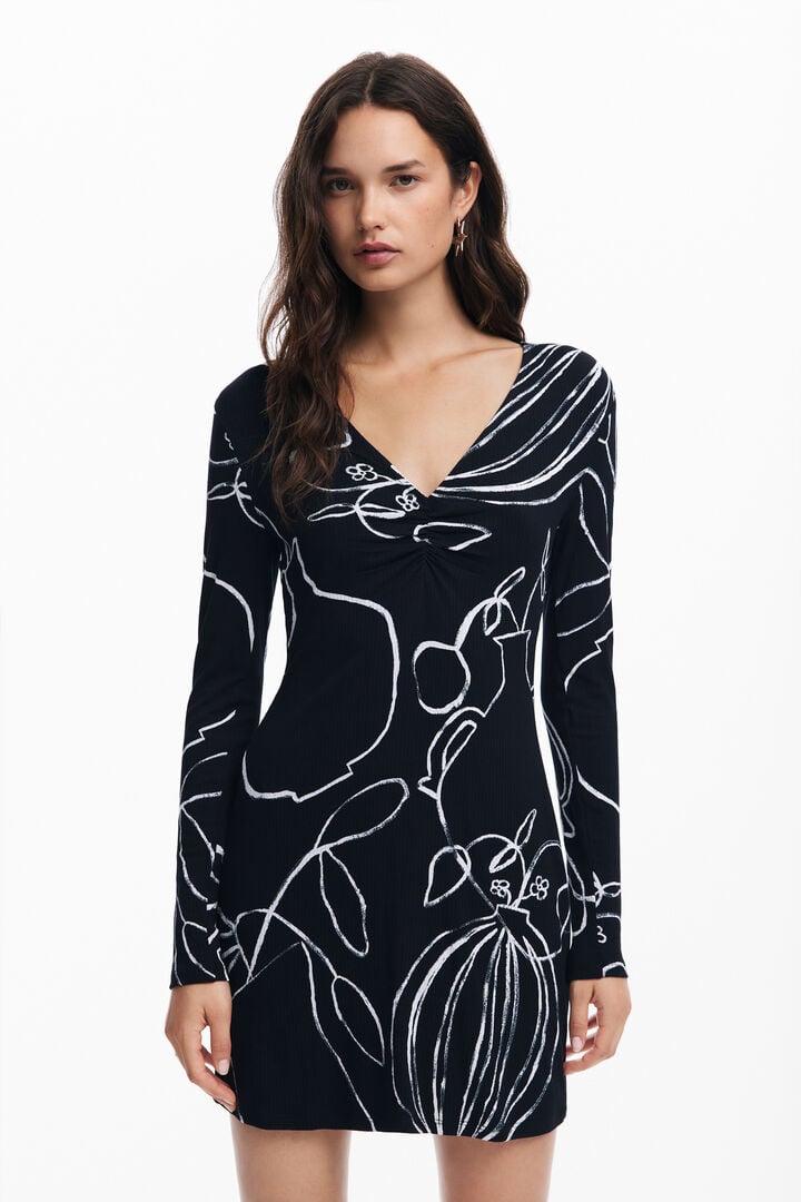 Vestido corto estampado | Desigual