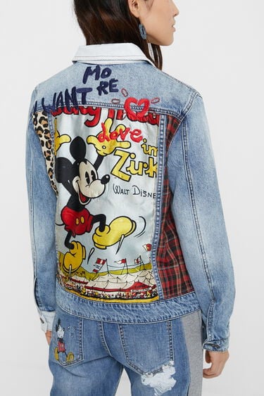 systematisch Savant Uitvoerbaar Mickey Mouse denim jacket | Desigual.com