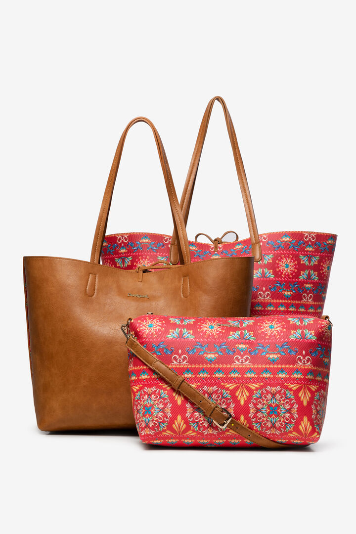 Reversible Bag with Bow Capri Maxi | Desigual