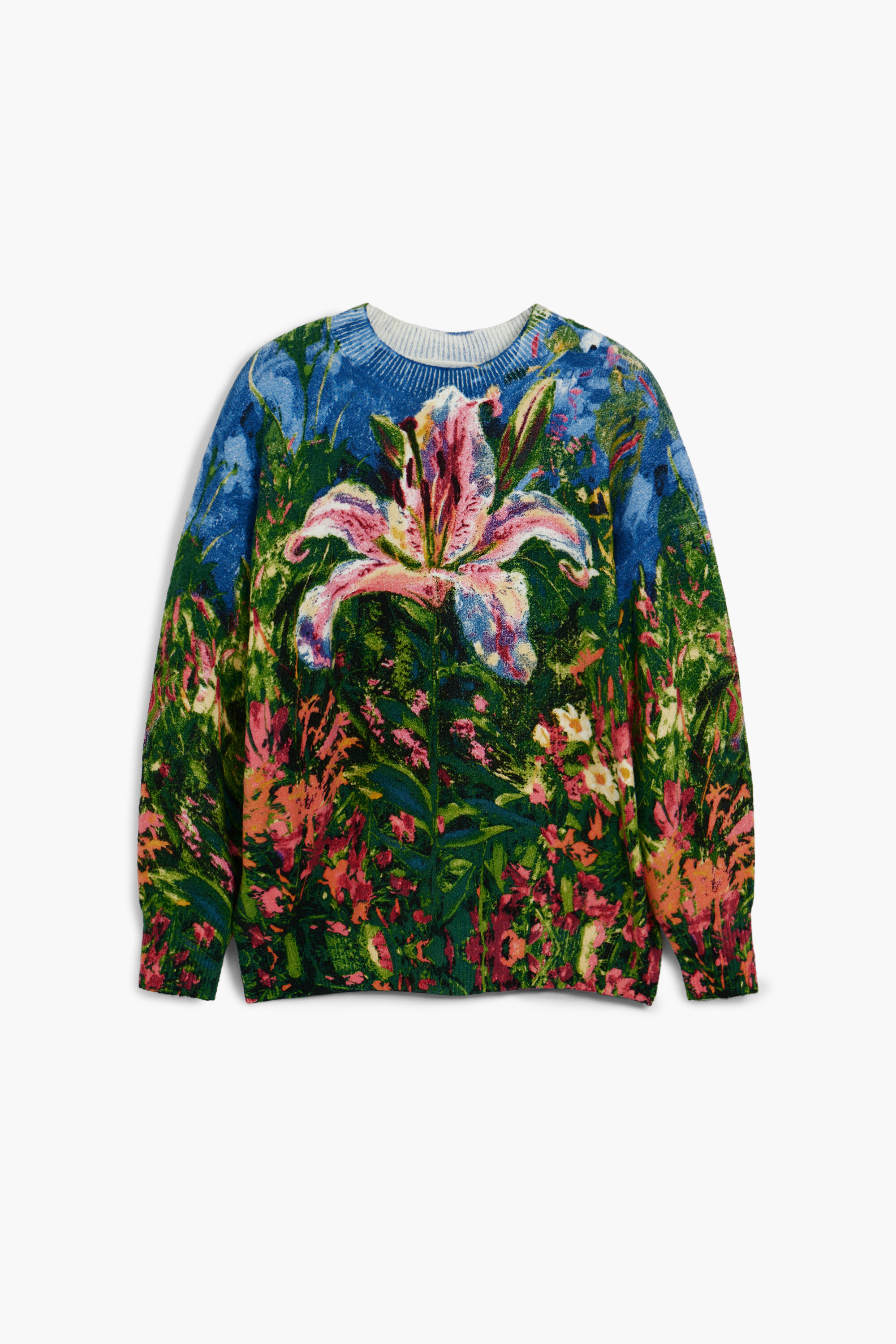 Thick orchid sweater women s I Desigual