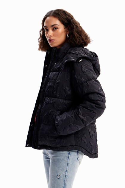 Textured quilted jacket